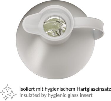Термос Alfi Kugel 0.94л, Desert Grey Mat - дизайнерський термос з нержавіючої сталі, BPA-free