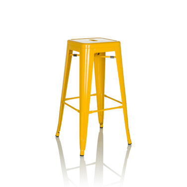 Барний стілець VANTAGGIO HIGH, металік жовтий, OFFICE