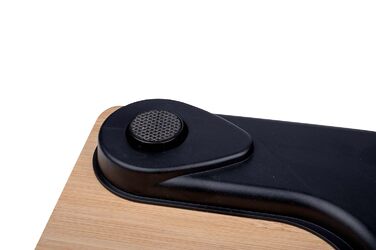 Grundig електронні ваги для людей з бамбука, до 180 кг, антиковзкі ніжки, вимірювання в кг/фунтах/ст, дерев'яний колір