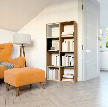 Стелаж TopEshop 147 x 75 x 30 см, дуб артизан