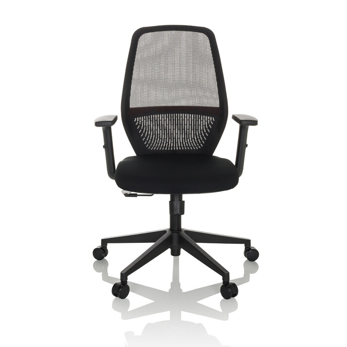 Офісне крісло / Поворотне крісло CARLOW I Mesh / Тканина Black hjh OFFICE