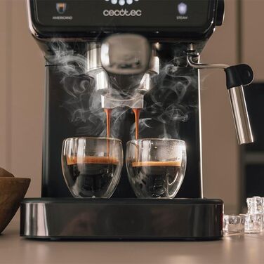 Еспресо-машина Cecotec Power Espresso 20: еспресо, капучино, холодний кави, 20 Bar, професійна якість. Touch ColdBrew
