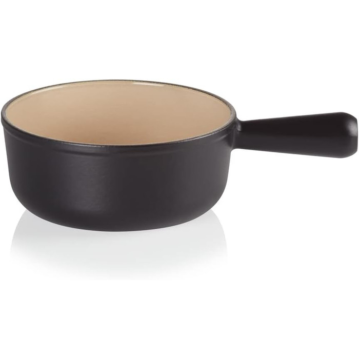 Казан Le Creuset з чавуну, 18 см, 1.4 л, чорний матовий, 20007180602460