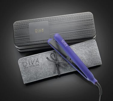 Випрямляч для волосся Diva Pro Styling Digital Styler з автоматичним вимкненням, фіолетовий