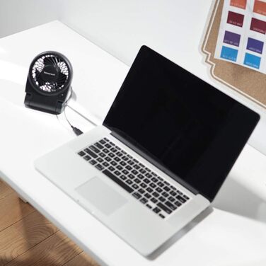 Портативний USB-вентилятор Honeywell Turbo на ходу, компактний, складаний, регульований, модель HTF090E