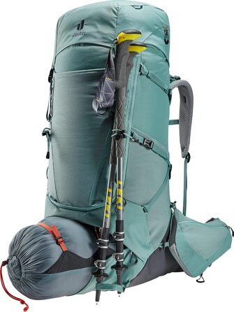 Туристичний рюкзак Deuter Aircontact Core 55+10 SL для жінок, 55+10 л, нефрит-графіт, модель 2024