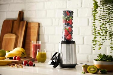 Стаціонарний блендер Russell Hobbs 23472-56 для смузі та коктейлів, 23500 об/хв, чаша 600 мл (BPA-free), нержавіюча сталь