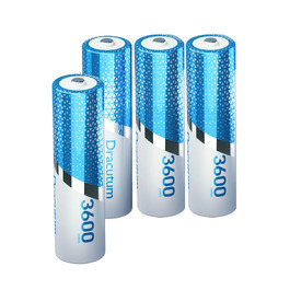 Набір акумуляторів AA Li-ion 1.5V 3600mWh (8 шт.) з зарядним пристроєм, висока ємність, 2000 циклів перезарядки