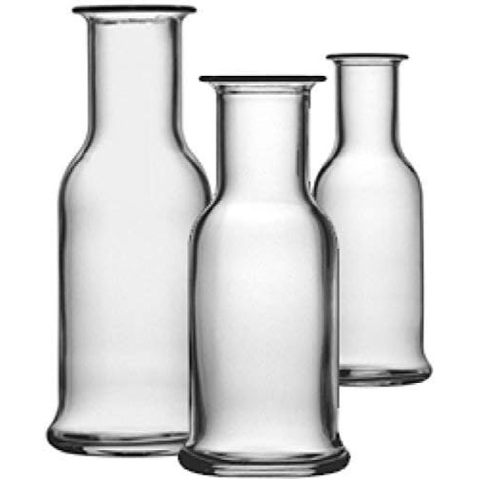 Набір скляних карафнів Stölzle Lausitz Purity, 500 мл, 6 шт. — Скляні графи для води, лимонаду та вина, ударостійкі та придатні для посудомийки, прозорі