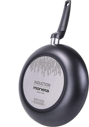 Набір алюмінієвих індукційних сковорідок Moneta Stratomax 24+28 см, чорний