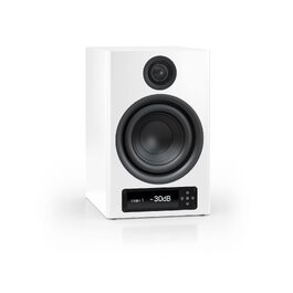 Nubert nuPro XS-4000 RC: Поличкові акустичні системи Bluetooth (білі) - 2 шт. aptX HD, активні, 2-смугові