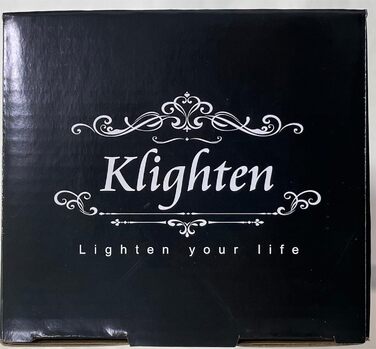 Зовнішній/внутрішній настінний світильник Klighten E27, 2-ламповий, чорний, алюмінієвий, IP54, сучасний, для входу і тераси, без лампочки, без датчика руху