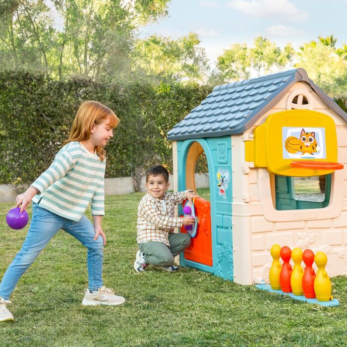 Дитячий будиночок FEBER Casual 6 Activities з аксесуарами, стійкий до сонця, від 3 років
