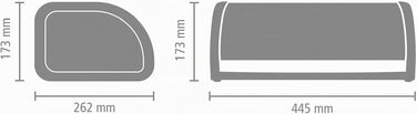 Контейнер для зберігання хліба Brabantia Rollbrotkasten, серія Brilliant Steel (з бічними стінками)
