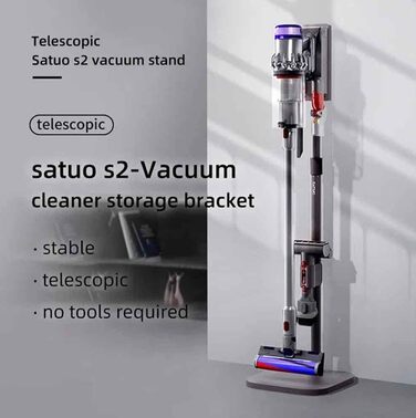 Підставка для зберігання пилососа WuYan, телескопічна, для Dyson V7 V8 SV10 V11 SV12 V15