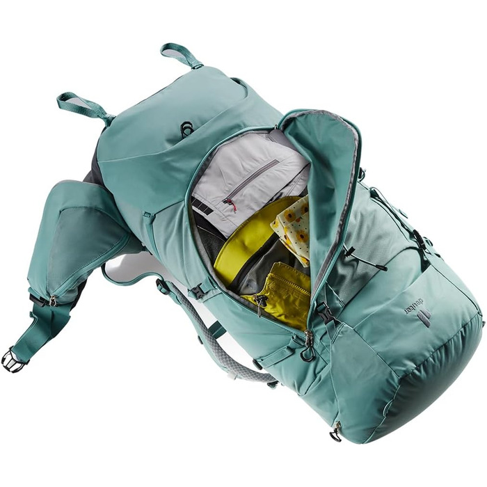 Жіночий туристичний рюкзак Deuter Aircontact Core 45+10 л нефрит-графіт