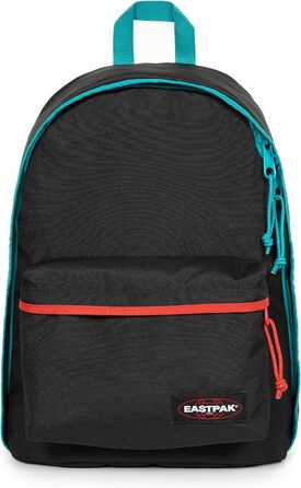 Рюкзак EASTPAK Out of Office 27 л, 44 см, Контраст Аква-Червоний