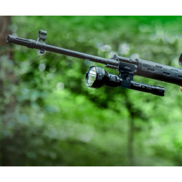 Ліхтарик TrustFire T70 LED, 2300 люмен, акумуляторний, тактичний, надяскравий, 1000 м, IPX8, 5 режимів, для полювання, кемпінгу, надзвичайних ситуацій, чорний