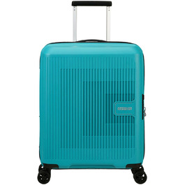 Валіза American Tourister Aerostep на 4 колесах, 55 см, розширювана, бірюзова