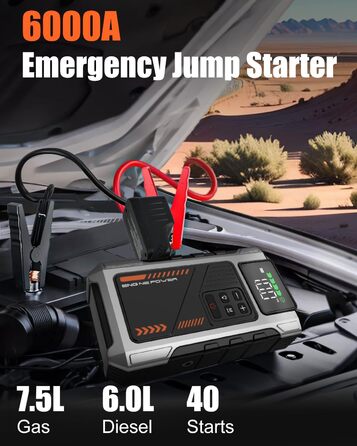 Портативний зарядний пристрій для автомобільної батареї, 168000 mAh, PD-JA2
