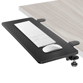 VAYDEER Подовжувач для столу з підставкою під руки та клавіатуру, чорний - Ergonomic Desk Extender