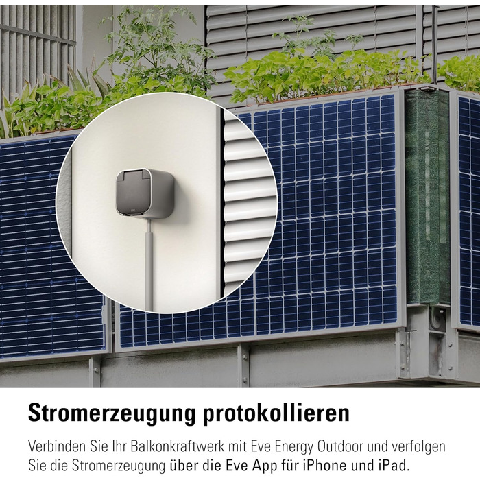 Розумна система поливу Eve Energy Outdoor (Matter) з керуванням через додаток/Siri для саду/балкону, без хаба, сумісна з розподільниками