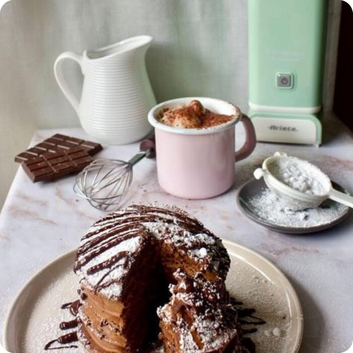 Ariete Vintage Cappucino 2878: Електричний спінювач молока ретро-стилю для капучино та гарячого шоколаду, 250 мл, 500 Вт, зелений