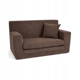 Диван Fortisline Rosalia 83 x 112 см, вельвет, коричневий