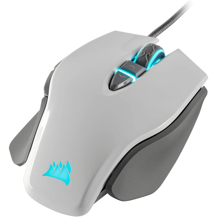 Ігрова дротова миша Corsair M65 RGB ELITE для FPS, біла