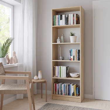 Стелаж PUVEROMEBLE 60 x 182,6 x 32 см, дуб сонома