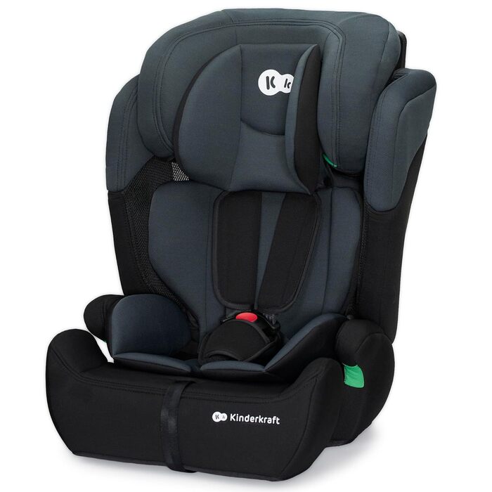 Дитяче автокрісло Kinderkraft Comfort Up i-Size, 76-150 см, 5-точковий ремінь, регульований підголівник, чорне, ECE R129/03
