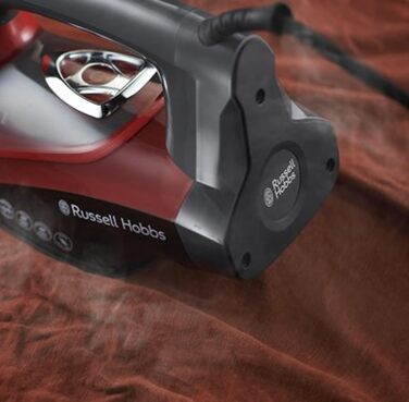 Праска парова Russell Hobbs 25090-56 з кераміко-турмаліновою підошвою, 2600 Вт, функція самоочищення, антикальк, регульована температура для всіх тканин