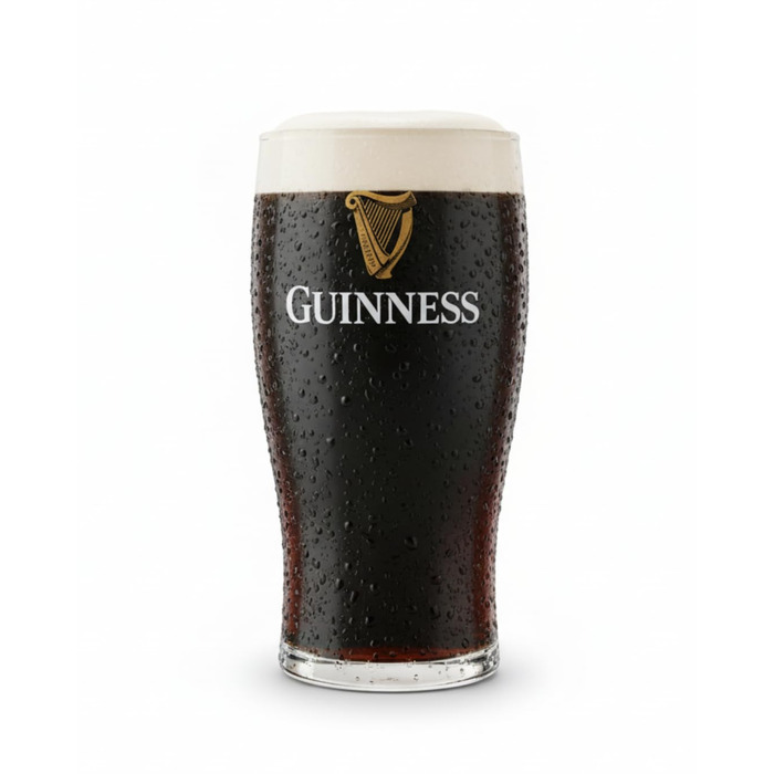 Набір пивних келихів Guinness 4 шт по 568 мл з логотипом та арфою