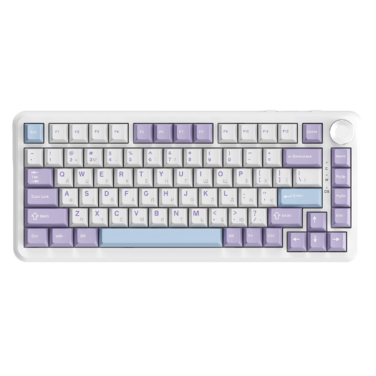 Ігрова дротова механічна клавіатура Ajazz AK820 MAX Magnetic switches-Purple-White-Blue-RGB