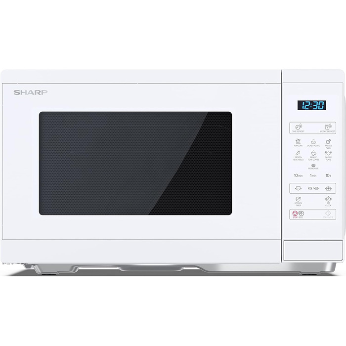 Мікрохвильова піч SHARP YC-MS252AE-C, 900 Вт, 11 режимів, функція розморожування, 47,2×28×34,5 см, кристал