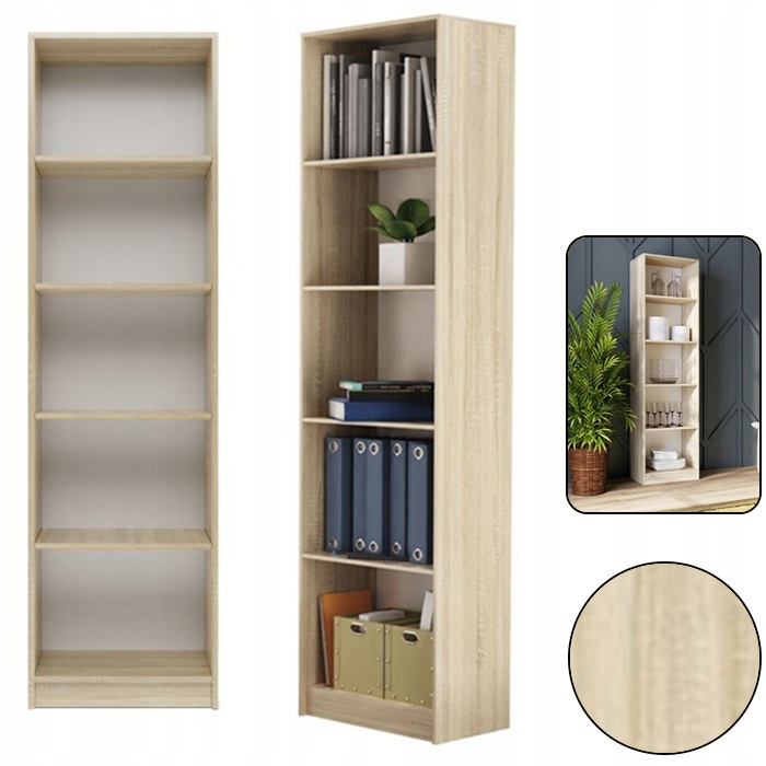 Стелаж TopEshop 50 x 182 x 30 см, дуб сонома