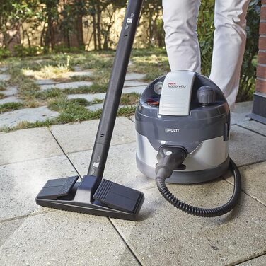 Парогенератор POLTI Vaporetto Eco Pro 3.0, 2000 Вт, 2 л, 9 насадок, для прибирання, сірий, Італія