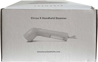Ручний відпарювач для одягу Steamery Cirrus X, 1200 Вт, нержавіюча насадка, швидкий нагрів 20 с, білий колір