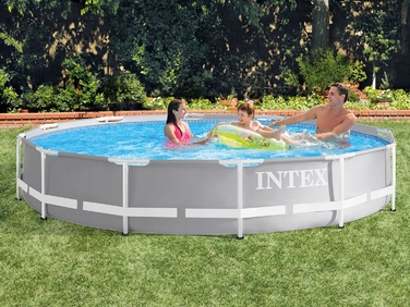 Каркасний садовий басейн Intex 26712 (366 x 76 см), набір 16в1 + машина для мильних бульбашок