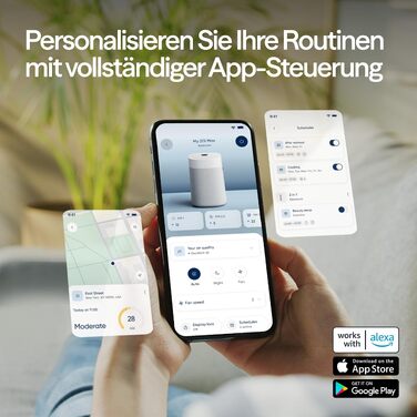 Очищувач повітря Blueair Blue Pure 3450i Max (311i+ Max) для великих приміщень до 103 м², з технологією HEPASilent, розумний та безшумний