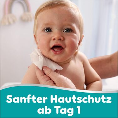 Дитячі вологі серветки Pampers Aqua Soft Touch, 15 пачок по 60 шт (загалом 900 шт)
