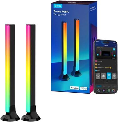 Світлодіодна RGBIC LED-панель для телевізора Govee H6046, розумна підсвітка TV Bar