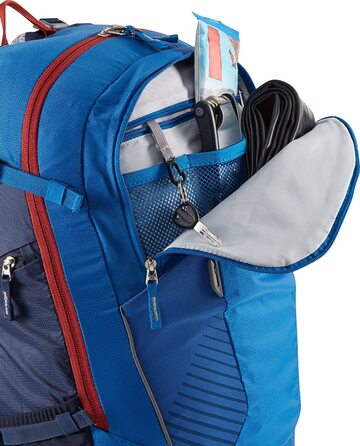 Рюкзак для велосипедистів Deuter Trans Alpine 30 л, синій, для подорожей і спорту