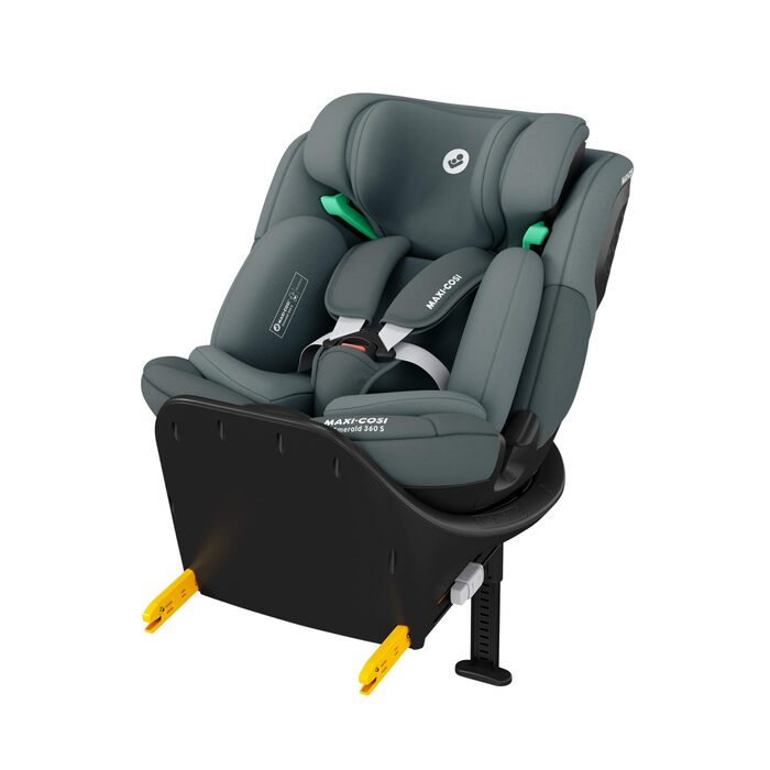 Дитяче автокрісло Maxi-Cosi Emerald 360 S i-Size з ISOFIX, для дітей від 40 до 150 см (Tonal Graphite)
