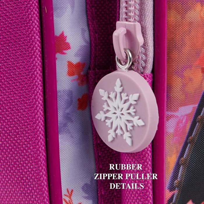 Дитячий рюкзак Frozen 2 Perletti для дівчаток, ліловий, 36x25x12 см, з Анною та Ельзою, для дитсадка та школи