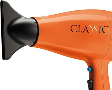 Фен Gama Italy Professional 2200 Вт, професійний, італійський мотор, довговічний, ергономічний дизайн, помаранчевий