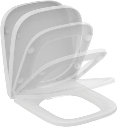 Унітазне сидіння Ideal Standard i.life S з мікроліфтом, біле, Soft Close
