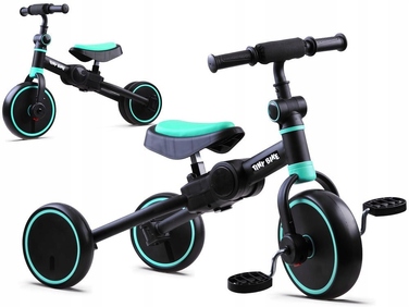 Дитячий триколісний велосипед 3в1 + біговел та каталка Tiny Bike SP0663