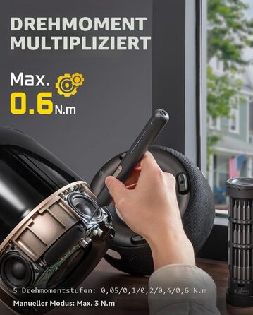 Набір мініатюрних викруток Fanttik E2 Ultra 50-в-1, електричний, 3.7V, 0.6Нм, для ремонту iPhone, ноутбуків, окулярів, годинників (сірий)