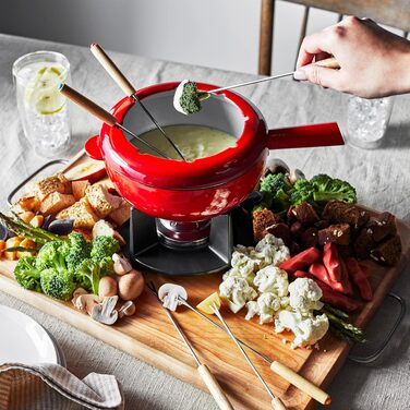 Набір для фондю ZWILLING Cast Iron чавунний, червоний (Getaway Solids), 1003156